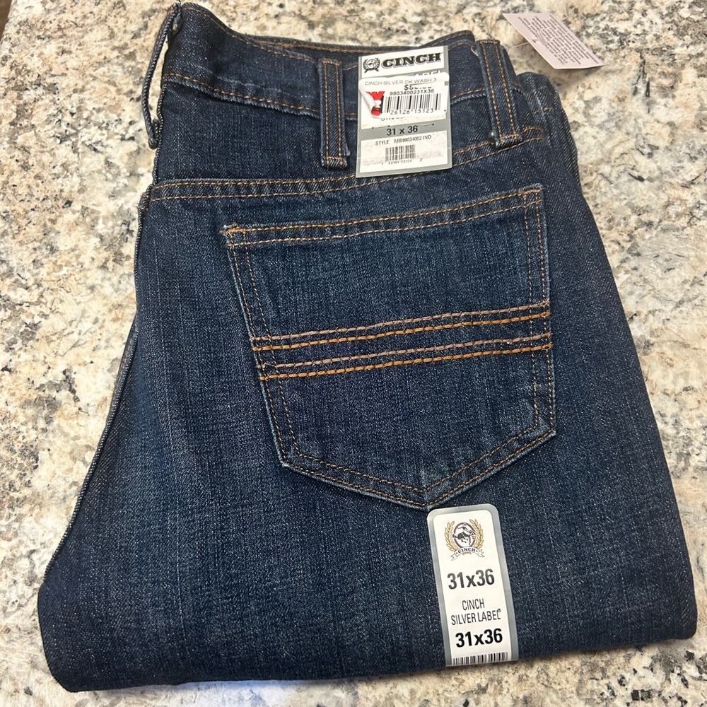 Men’s Cinch Silver Label 31 x 36 NWT Jeans